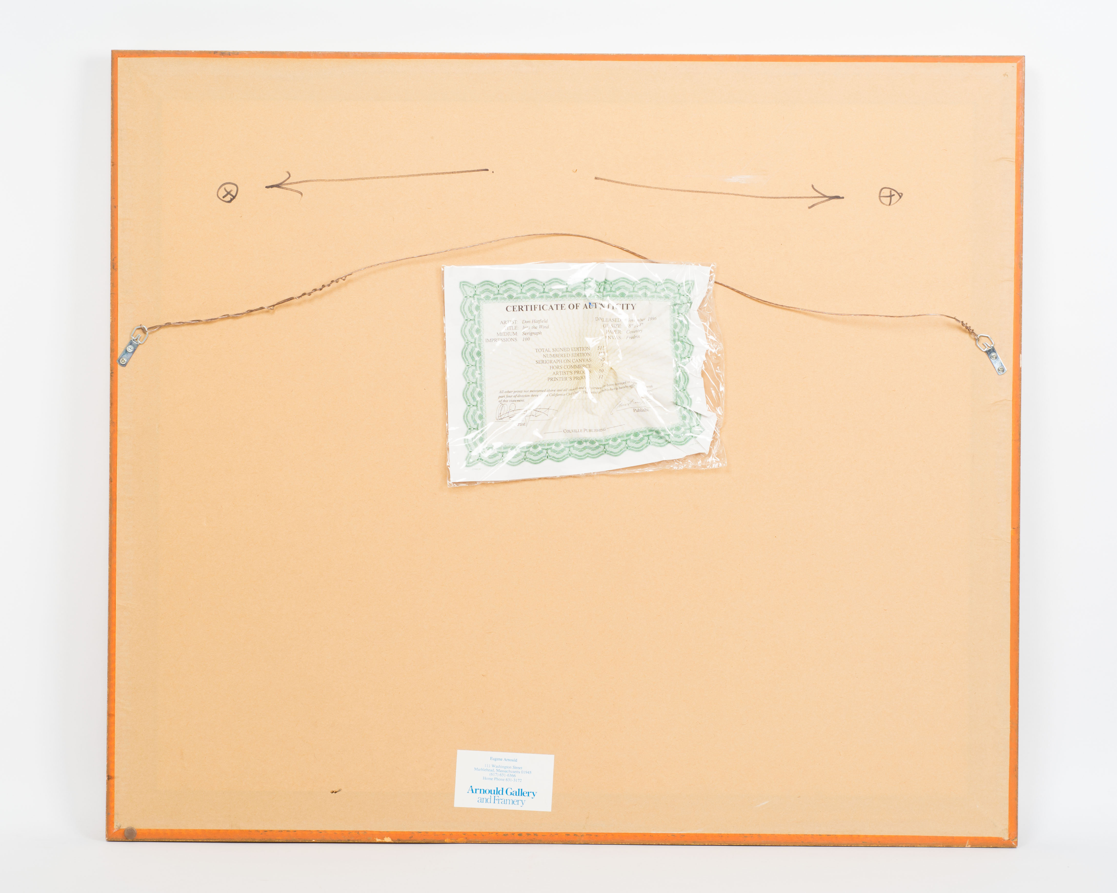 Don Hatfield Limited Edition Serigraph "Into the Wind"