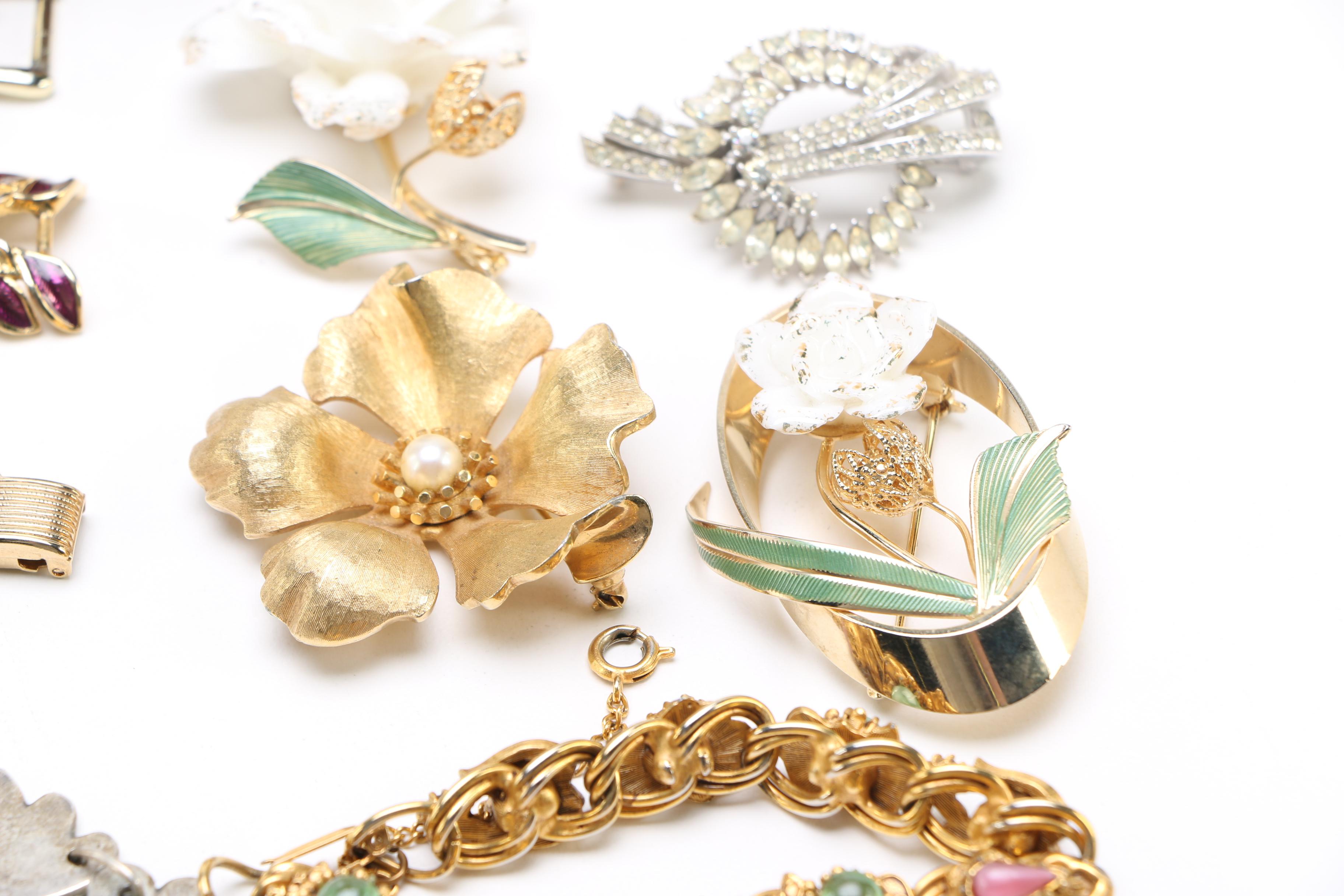 Gold and Silver Tone Costume Jewelry