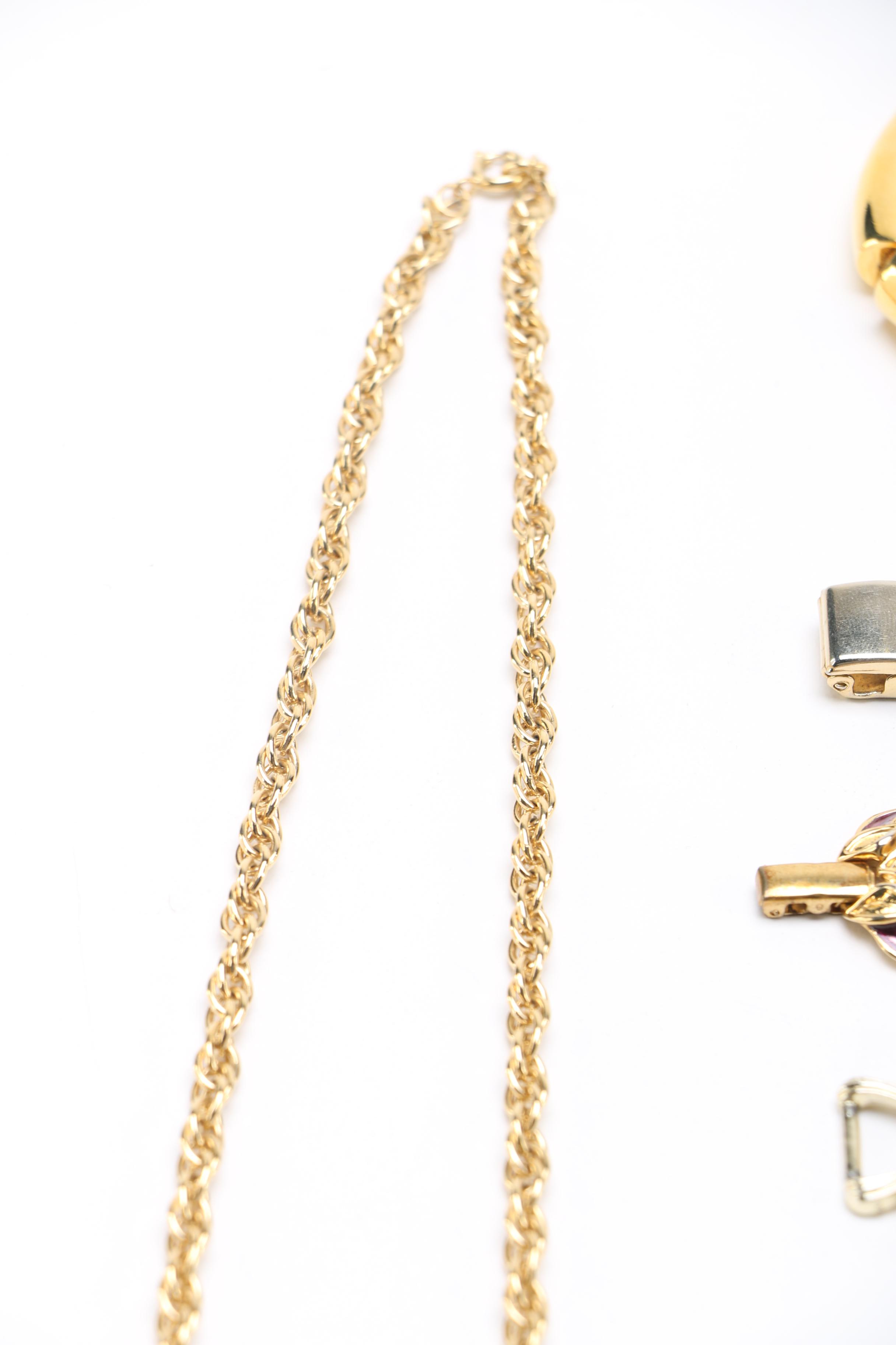 Gold and Silver Tone Costume Jewelry