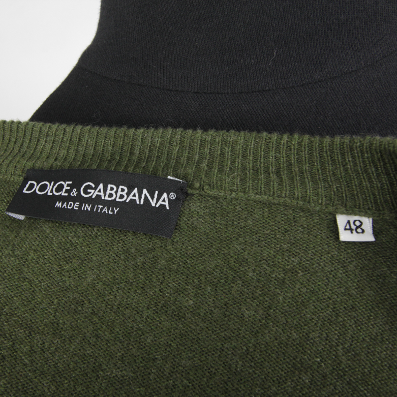 Men's Dolce & Gabbana V-Neck Cashmere Sweater