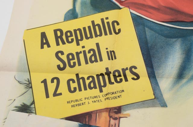 1953 Two-Sheet Theatrical Poster for "Canadian Mounties vs. Atomic Invaders"