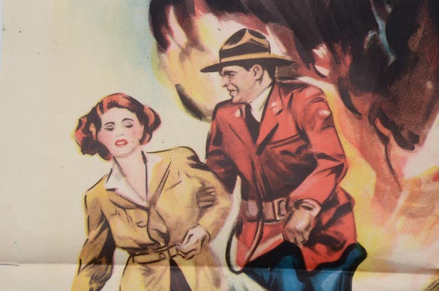 1953 Two-Sheet Theatrical Poster for "Canadian Mounties vs. Atomic Invaders"