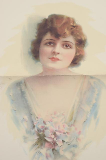 Large Vintage Original 1930 Art Calendar