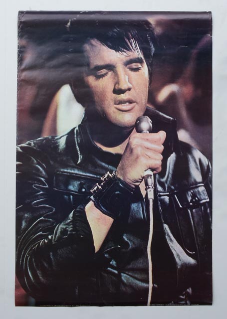 Four Posters Depicting Rock and Roll Legends