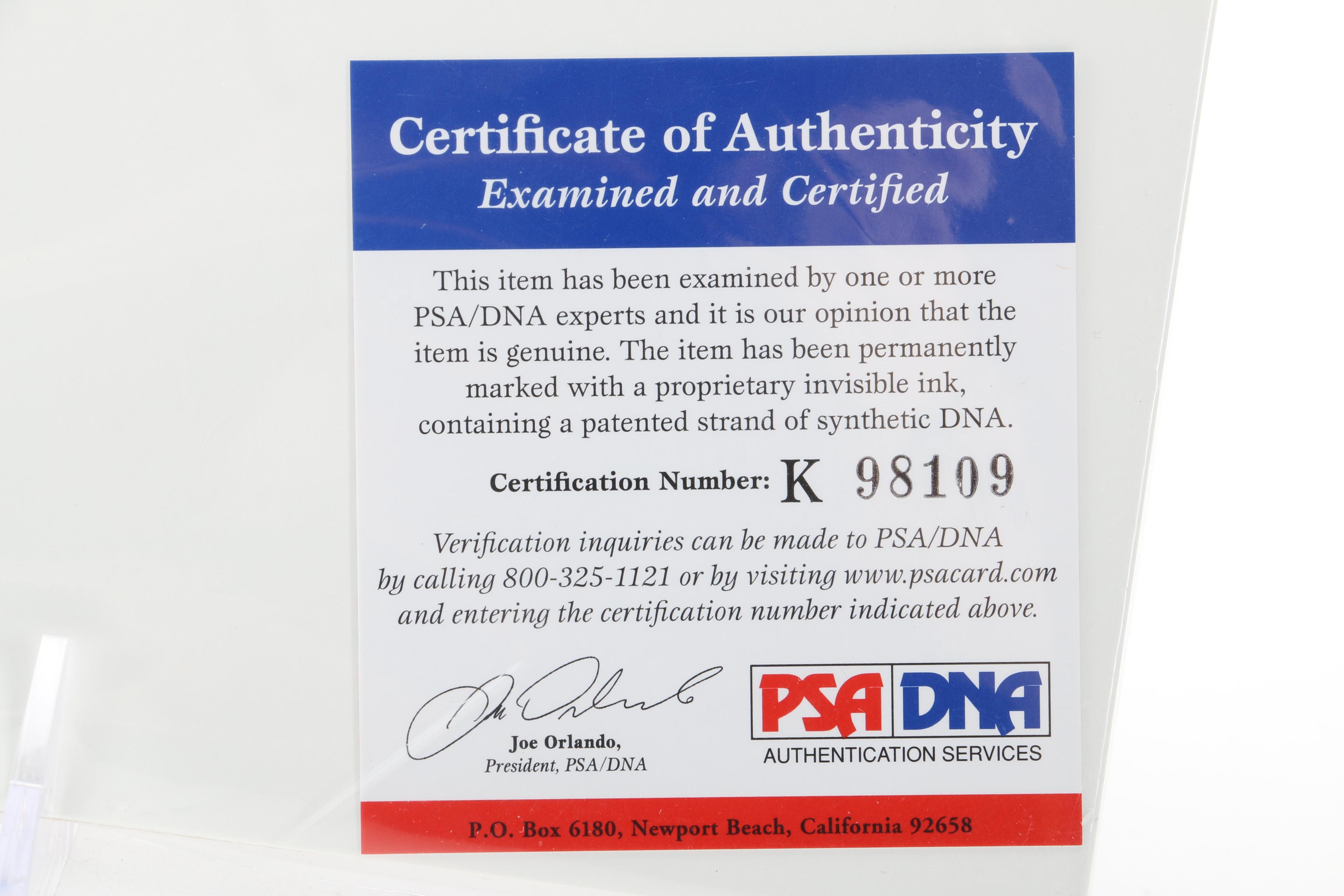 Henry Kissinger Autographed "Newsweek" Magazine