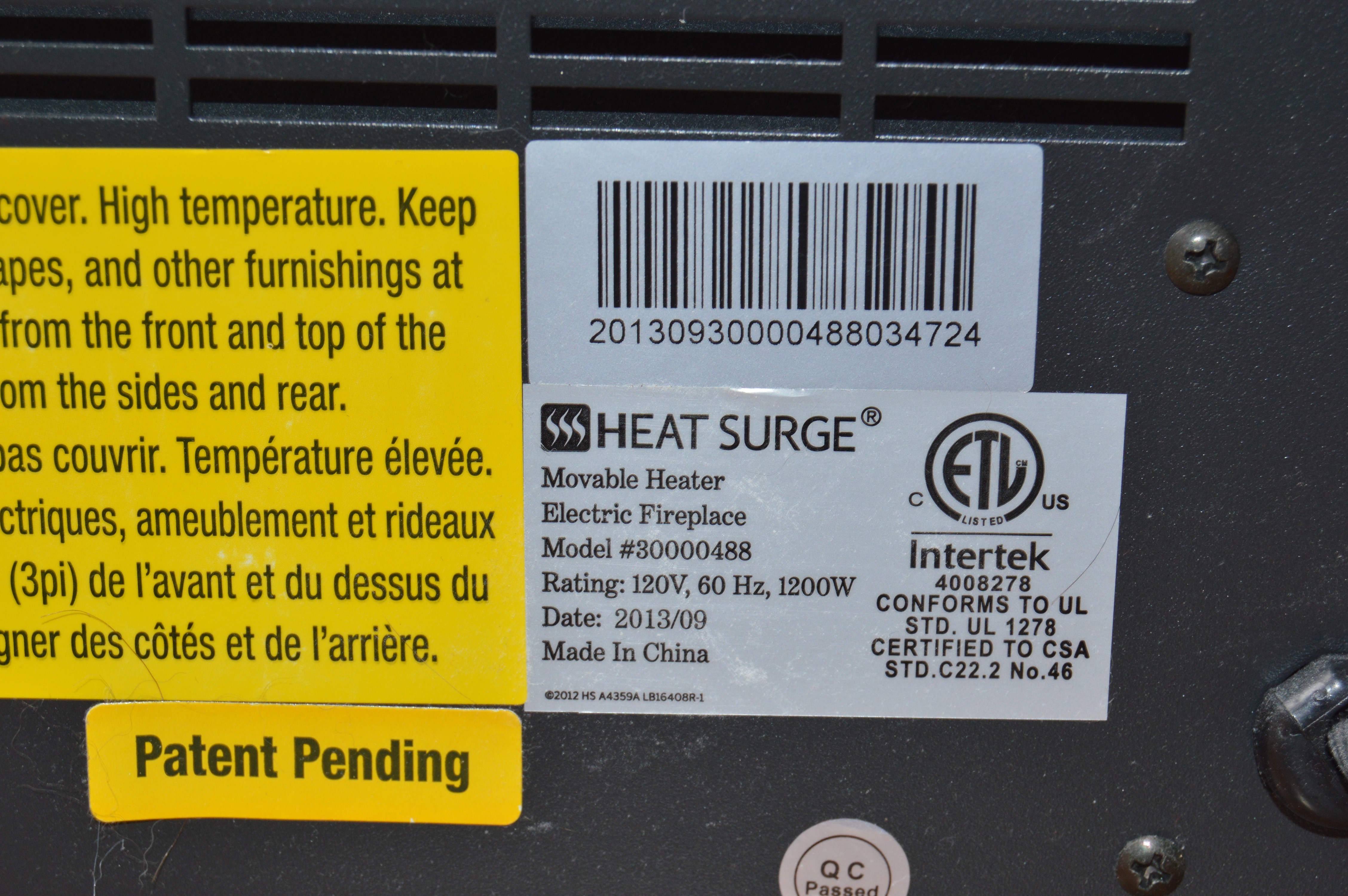 Electric Space Heaters in Custom Wood Frames