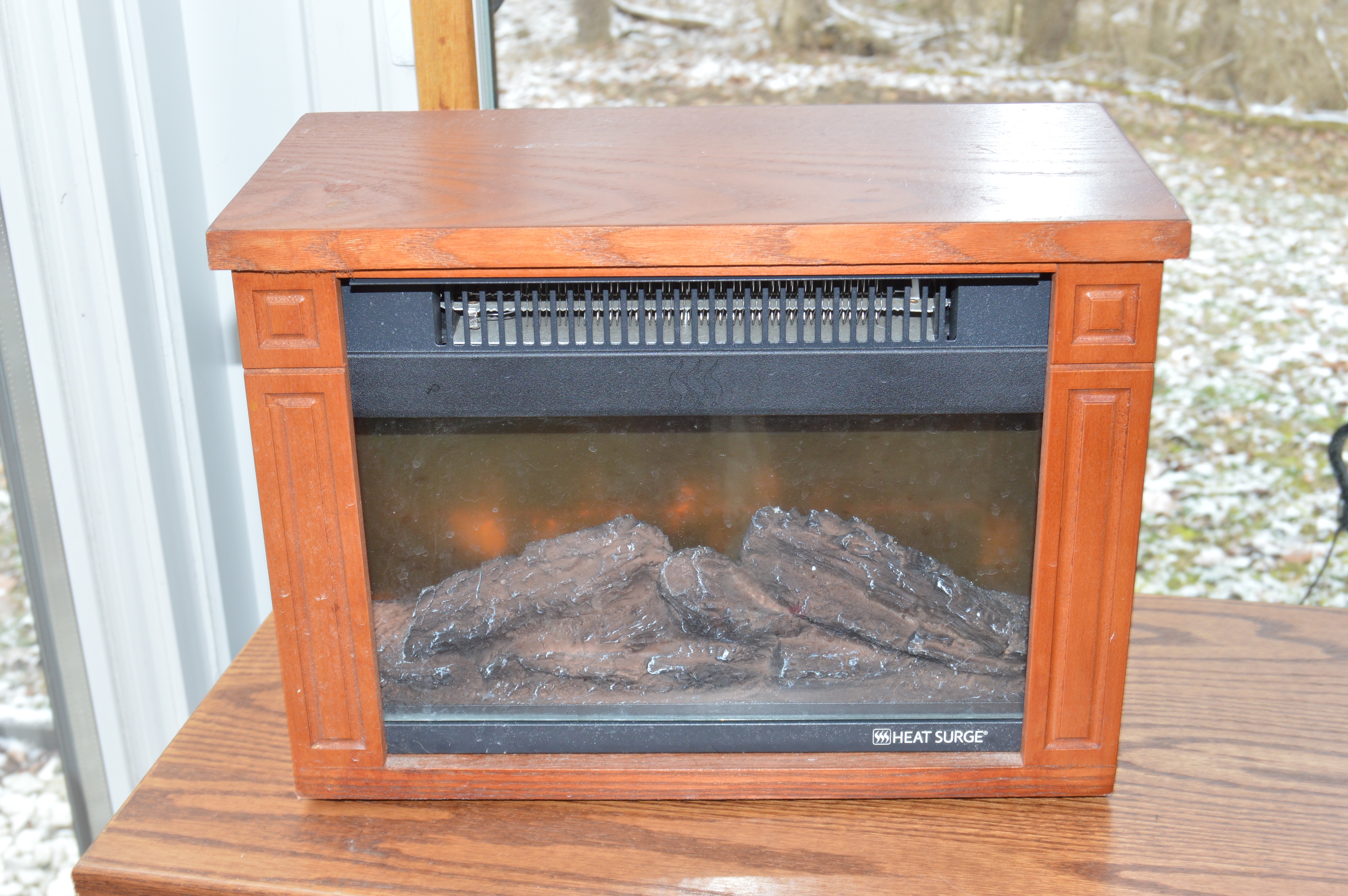 Electric Space Heaters in Custom Wood Frames