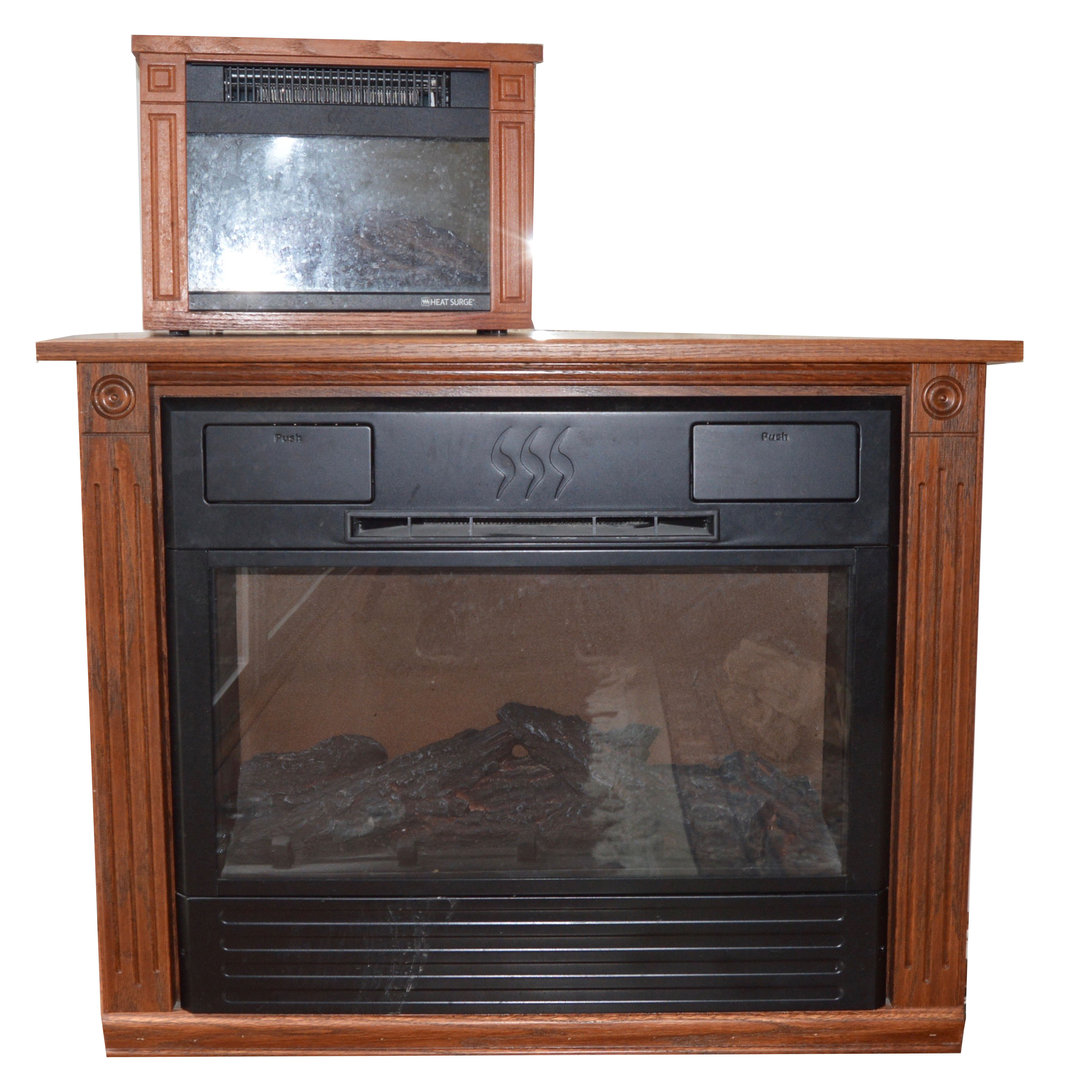 Electric Space Heaters in Custom Wood Frames