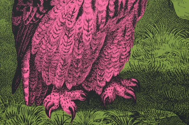 Tiber Press 1969 Original Serigraph "Mr. Owl"