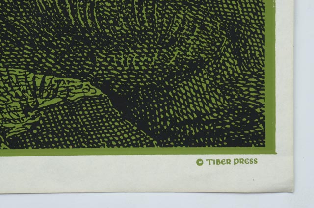 Tiber Press 1969 Original Serigraph "Mr. Owl"