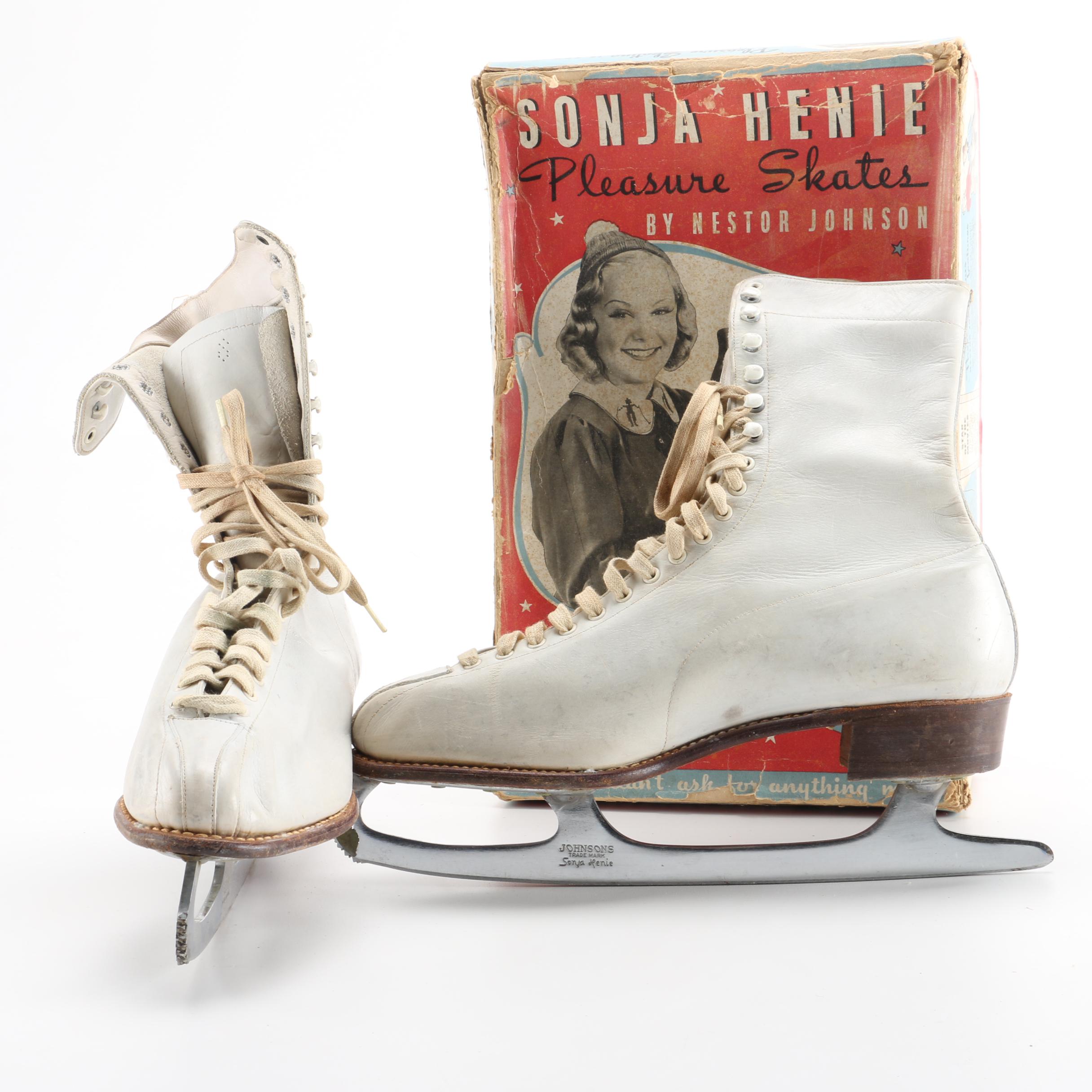 Vintage Pair of Sonja Henie "Pleasure Skates" by Nestor Johnson