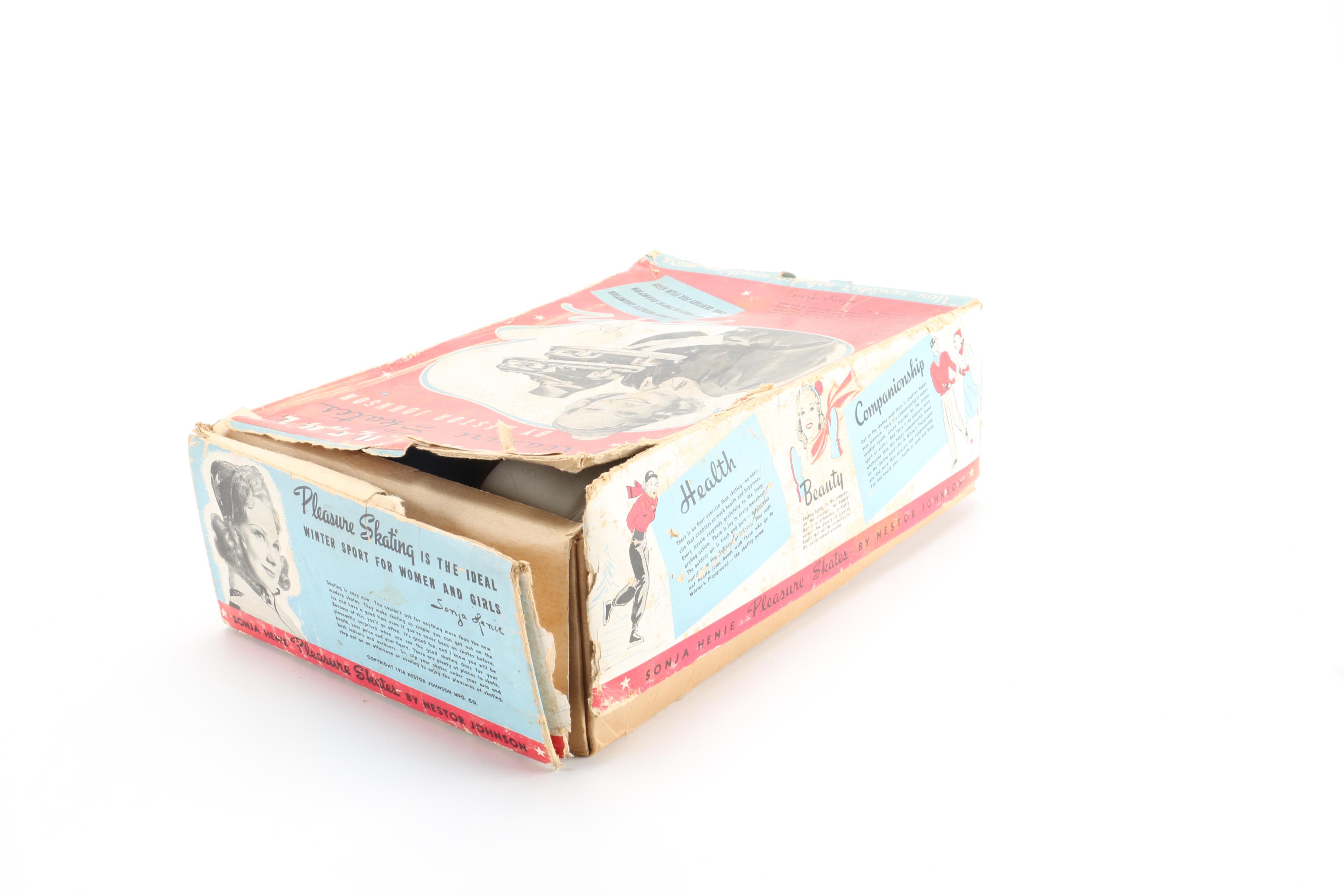 Vintage Pair of Sonja Henie "Pleasure Skates" by Nestor Johnson