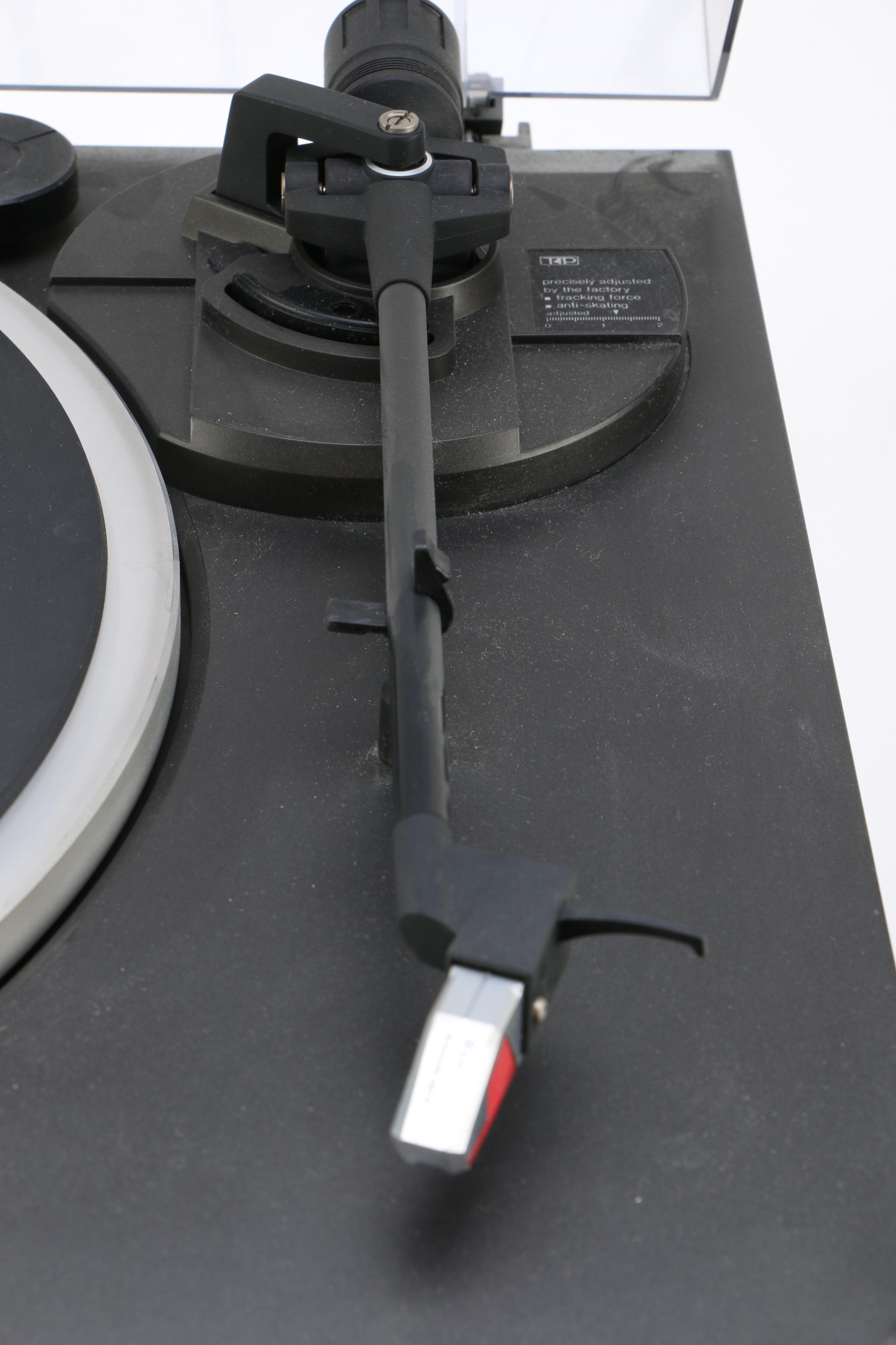 Turntable, Receiver, Cassette Player and Classical Theme LPs