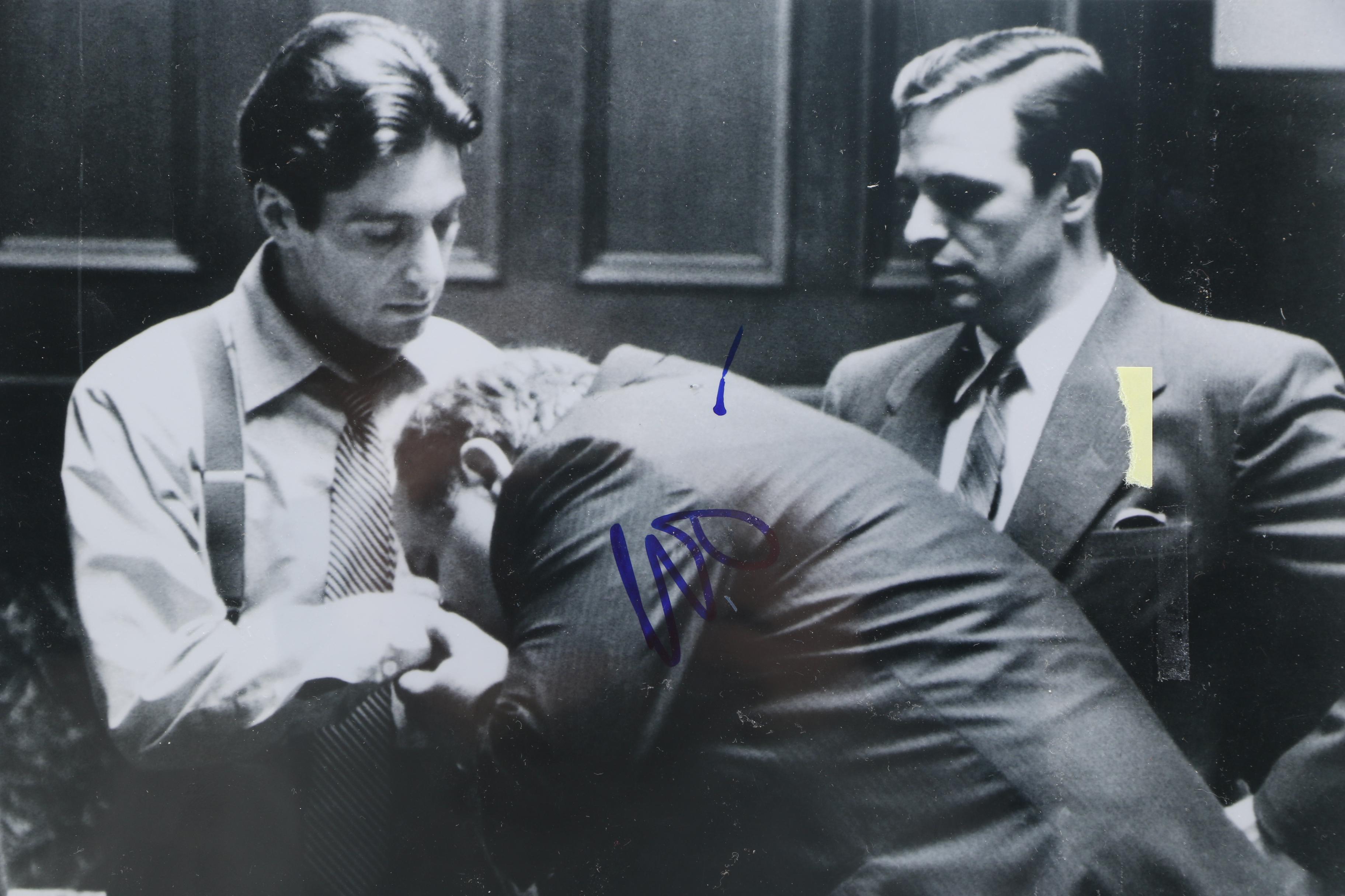Al Pacino Autographed "The Godfather" Print
