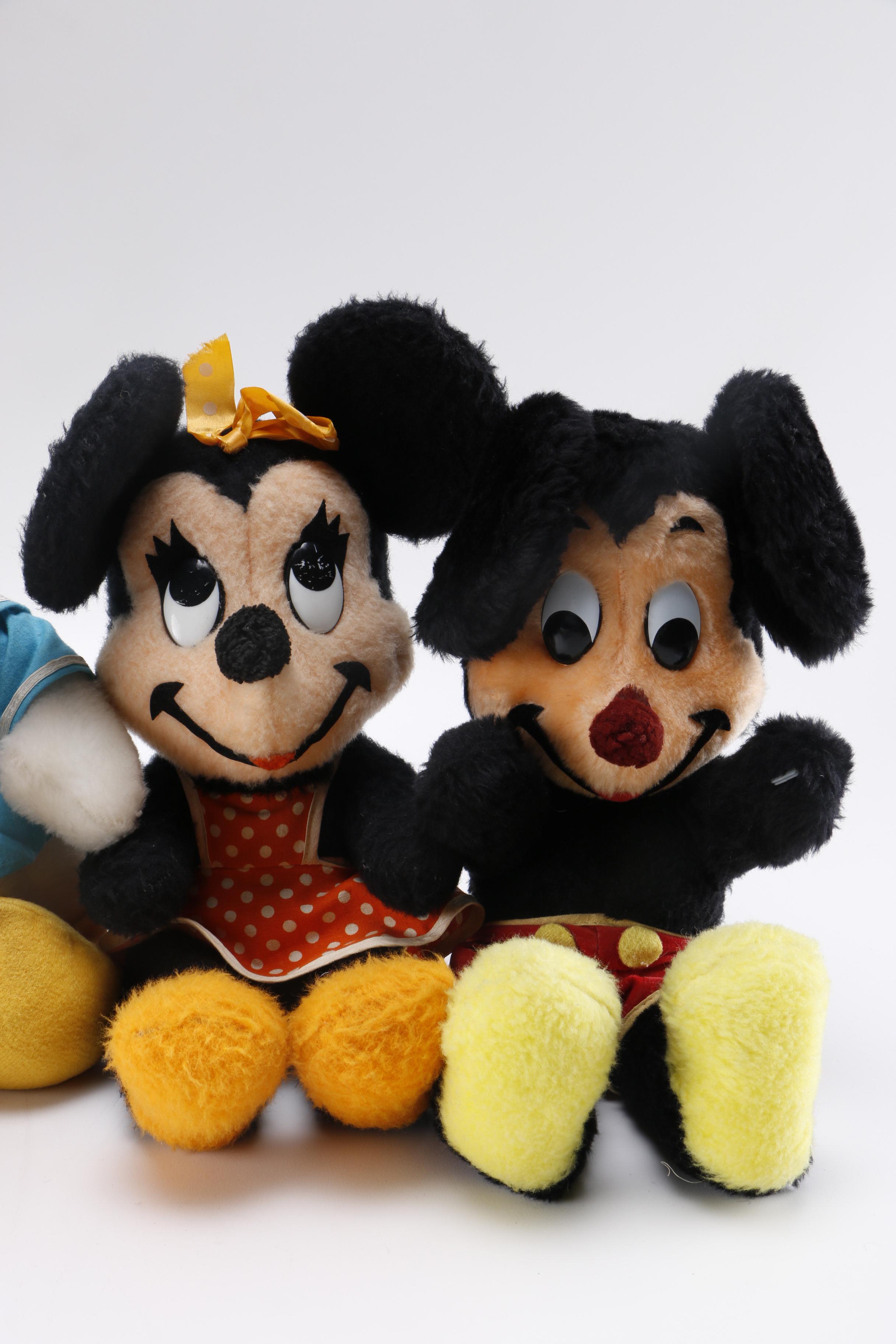 Vintage Coloring Books and Disney Plush