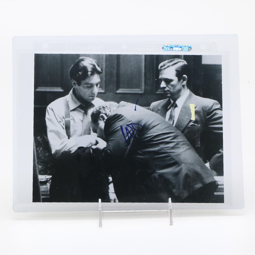 Al Pacino Autographed "The Godfather" Print