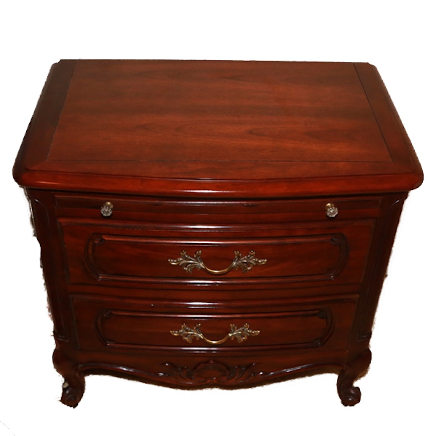 Wooden Footed Nightstand