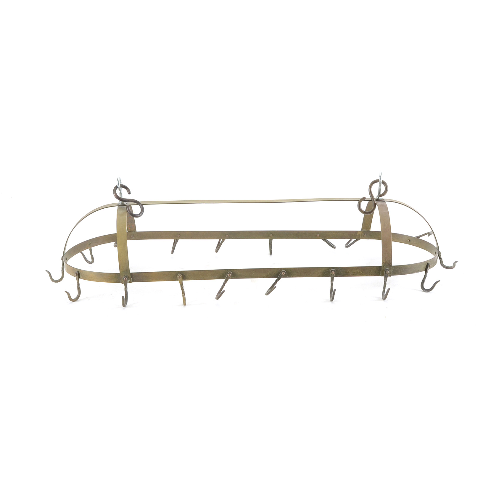 Vintage Brass Pot Rack