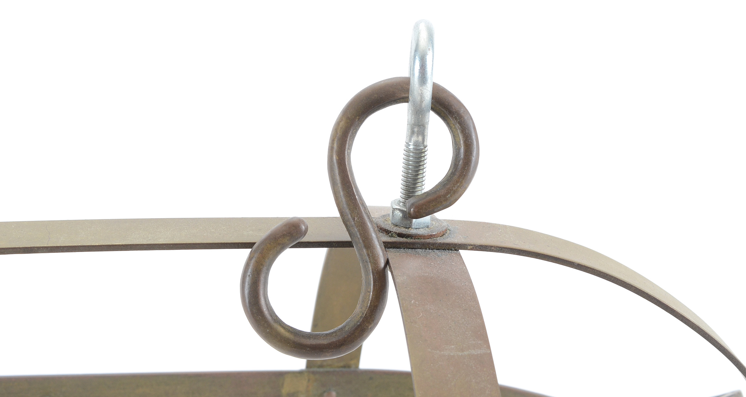 Vintage Brass Pot Rack