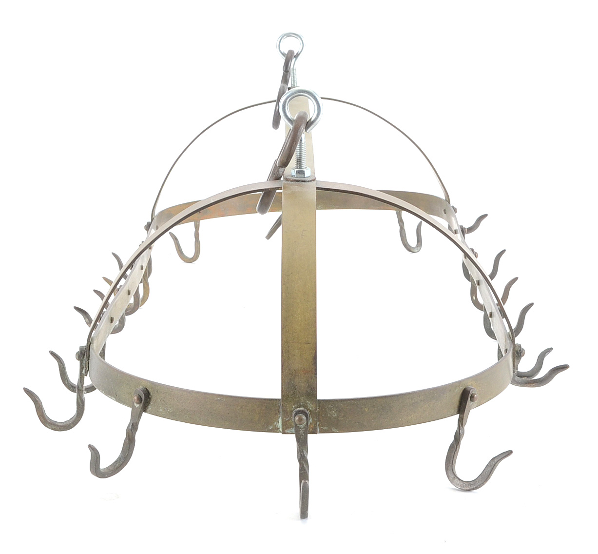 Vintage Brass Pot Rack
