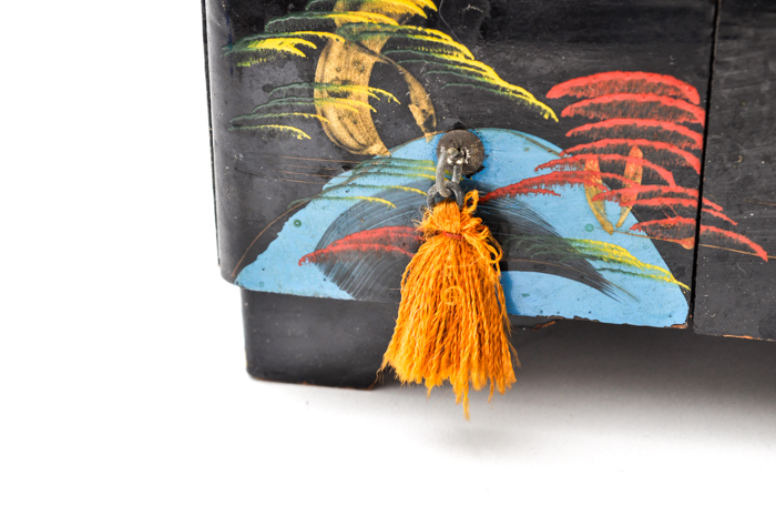 Hand Painted Japanese Jewelry Box