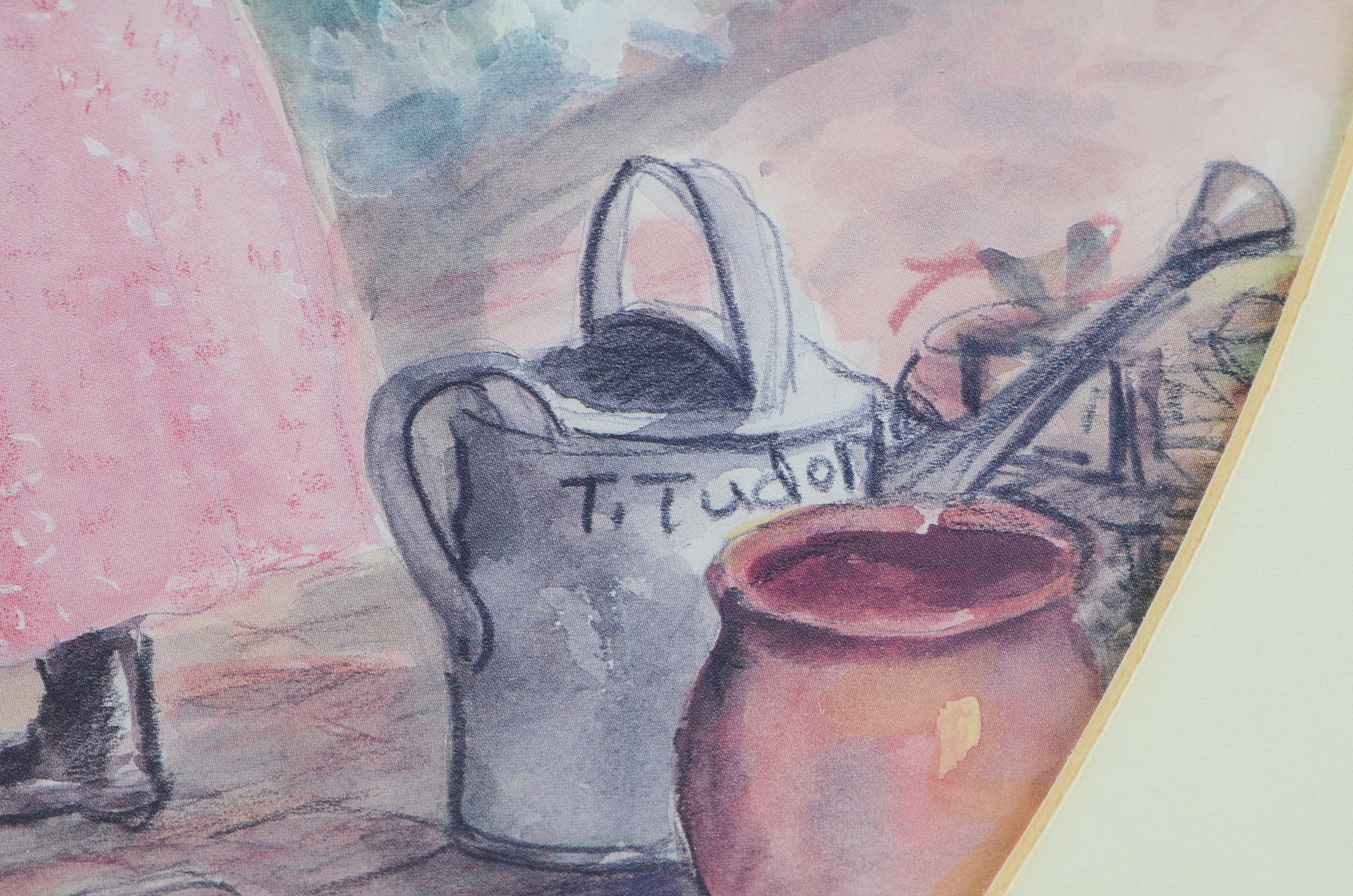 Offset Lithographic Reproduction after Tasha Tudor "A Brighter Garden"