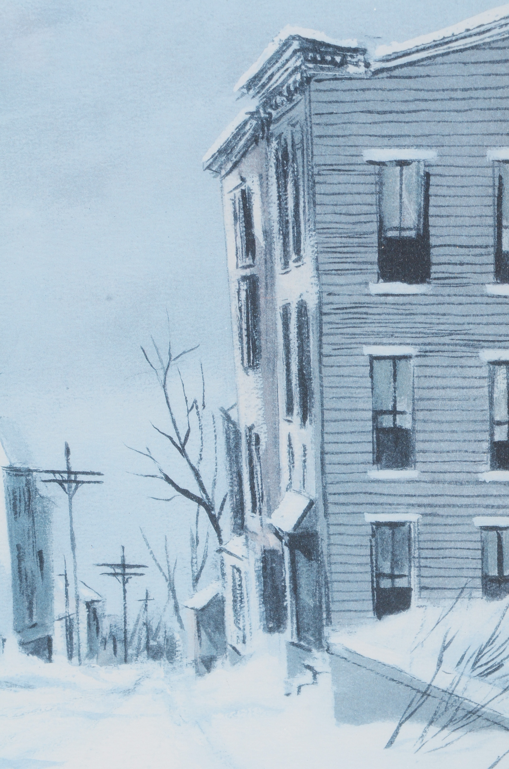 Robert Fabe Signed Offset Lithograph "Quiet Street"
