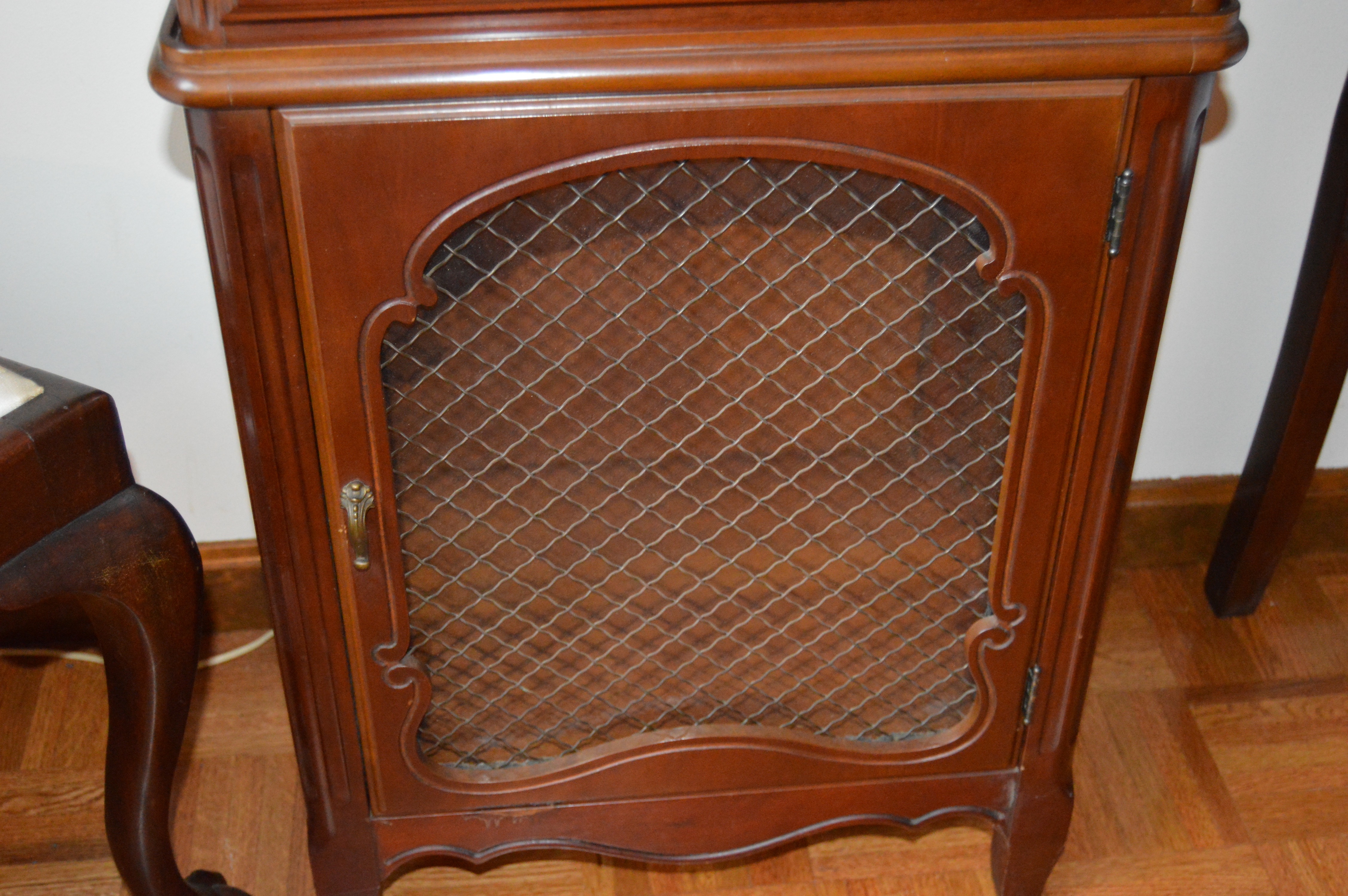 French Provincial Flatware Storage Cabinet