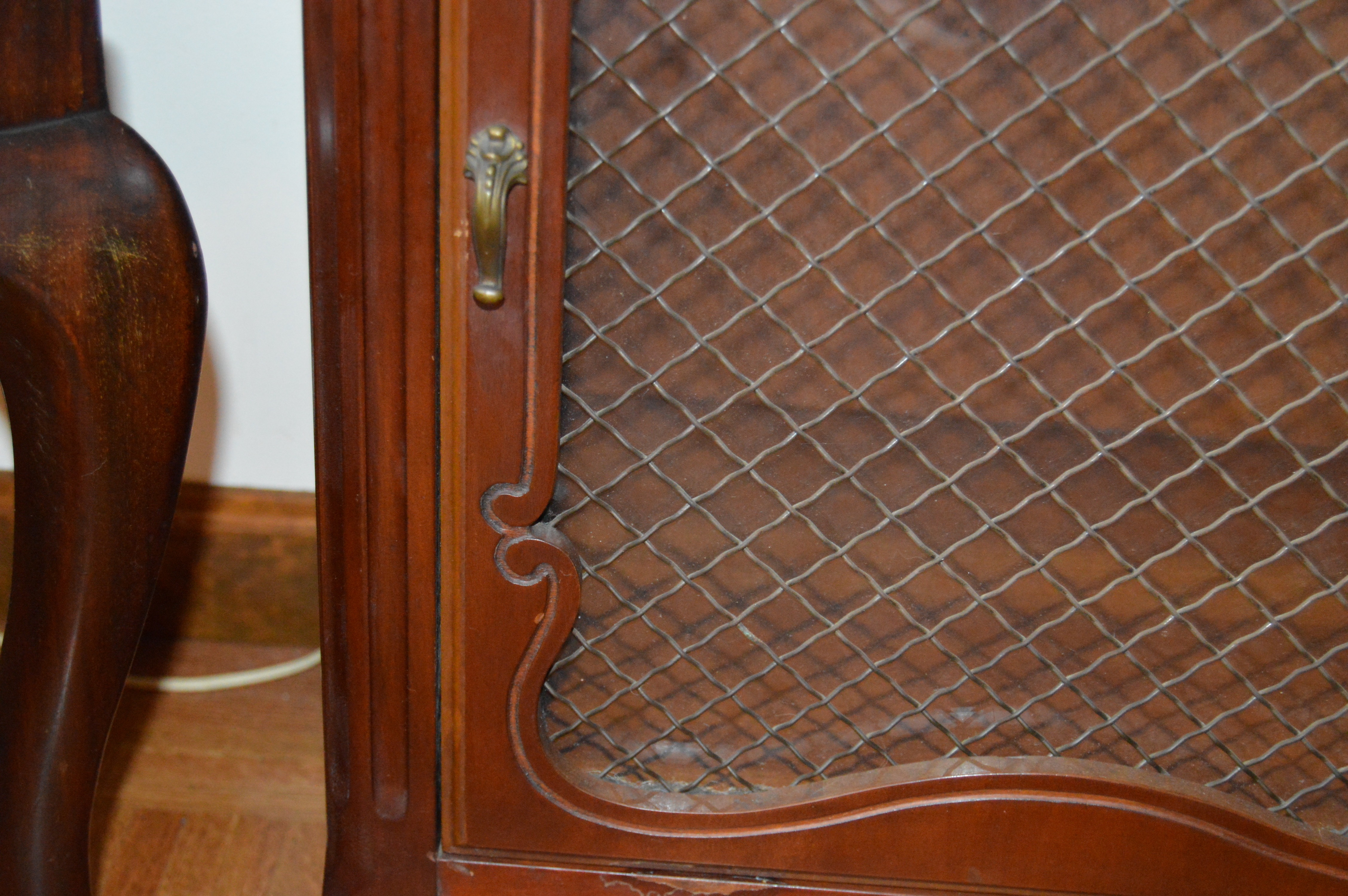 French Provincial Flatware Storage Cabinet