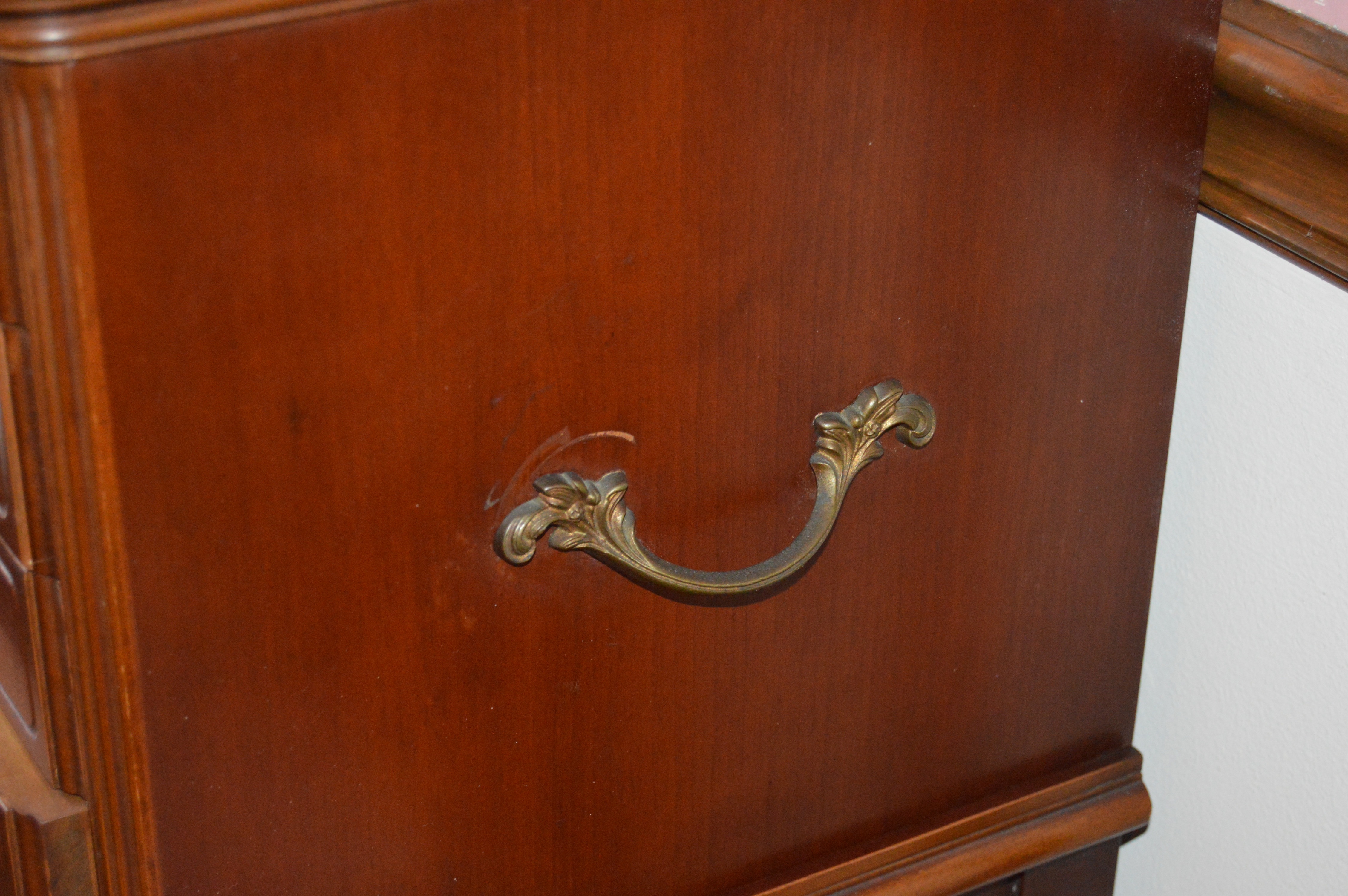 French Provincial Flatware Storage Cabinet