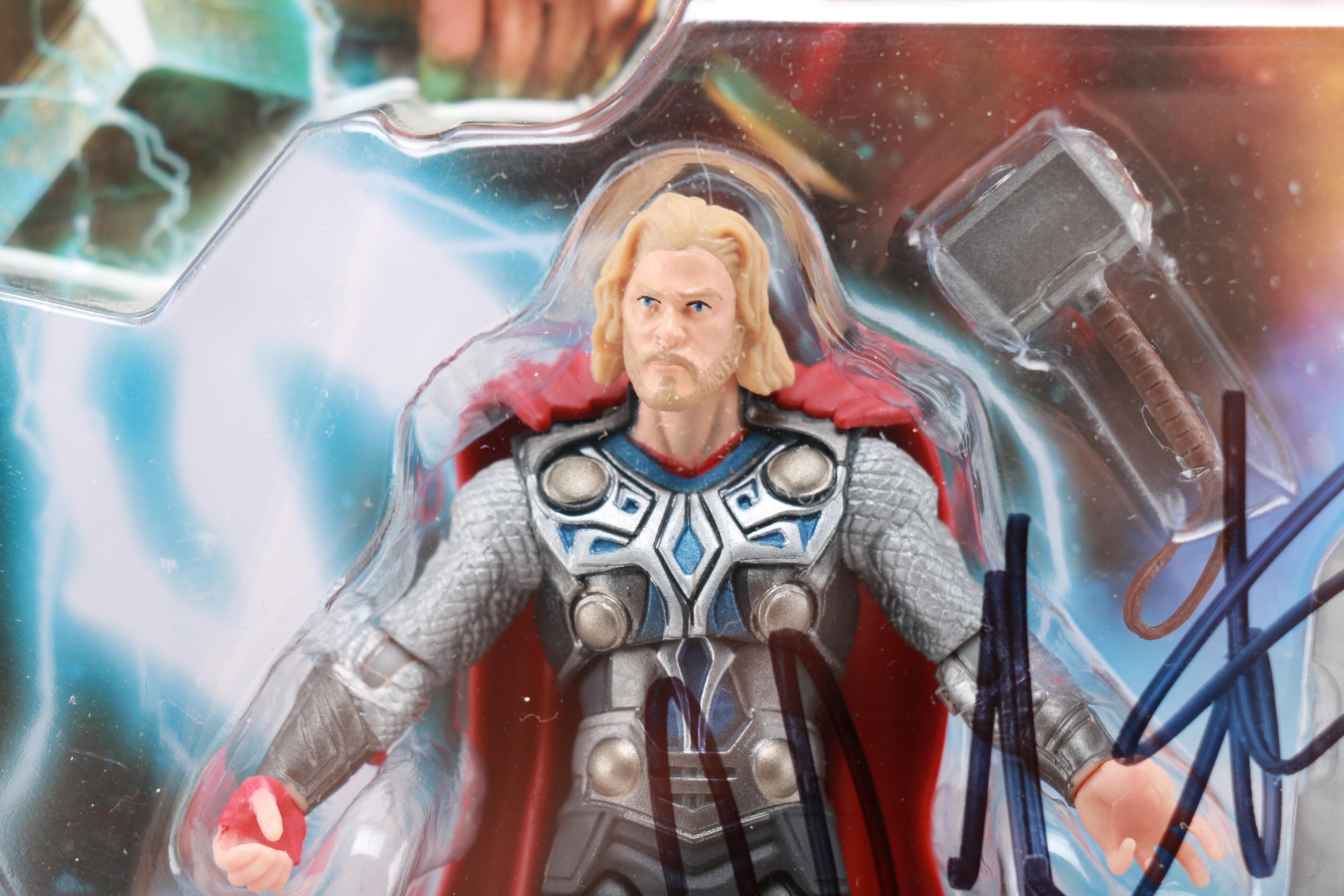 Signed Chris Hemsworth "Thor" Action Figure