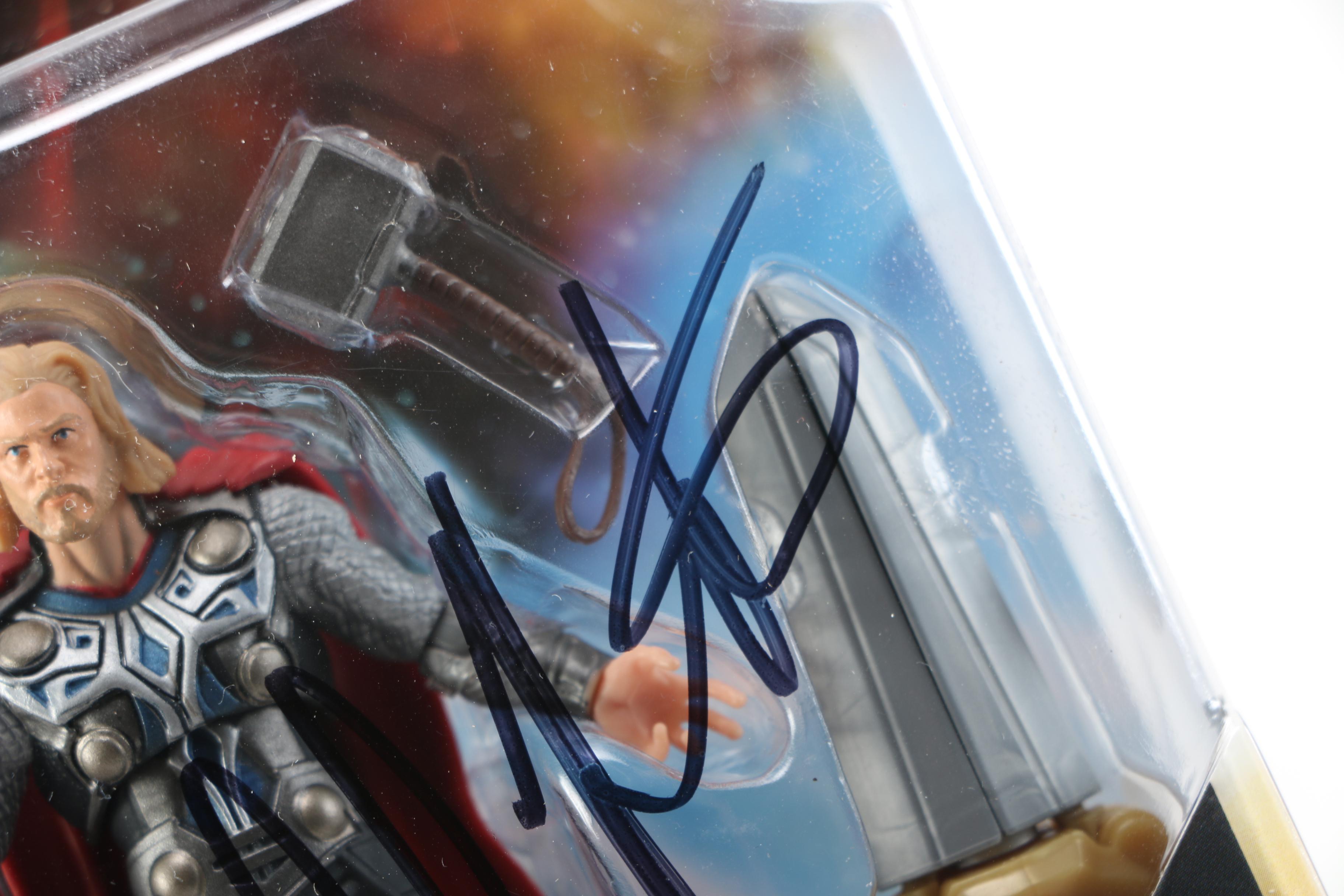 Signed Chris Hemsworth "Thor" Action Figure
