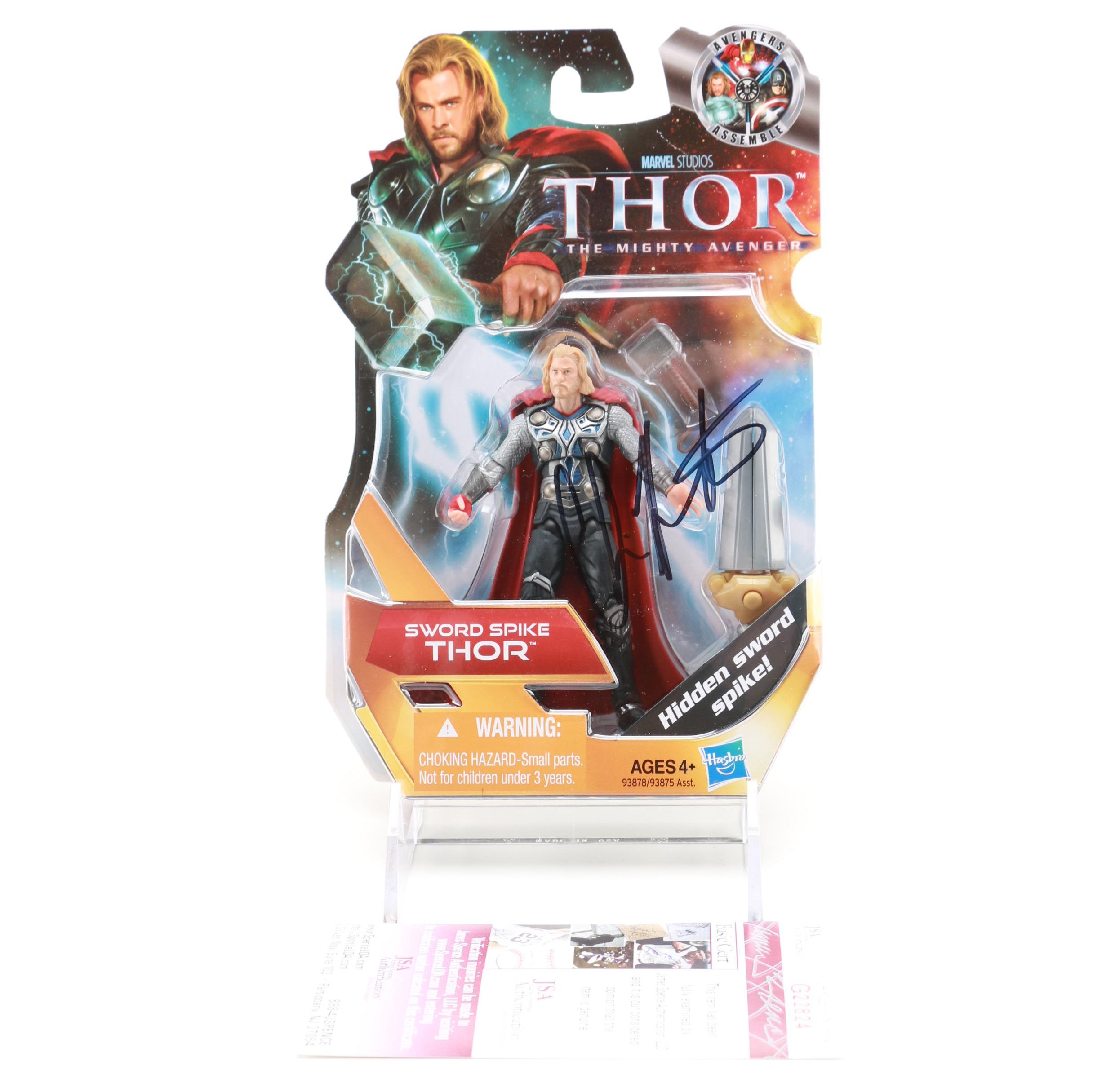 Signed Chris Hemsworth "Thor" Action Figure