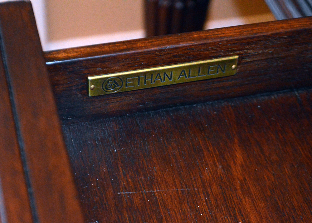 Edwardian-Style Ethan Allen Writing Desk