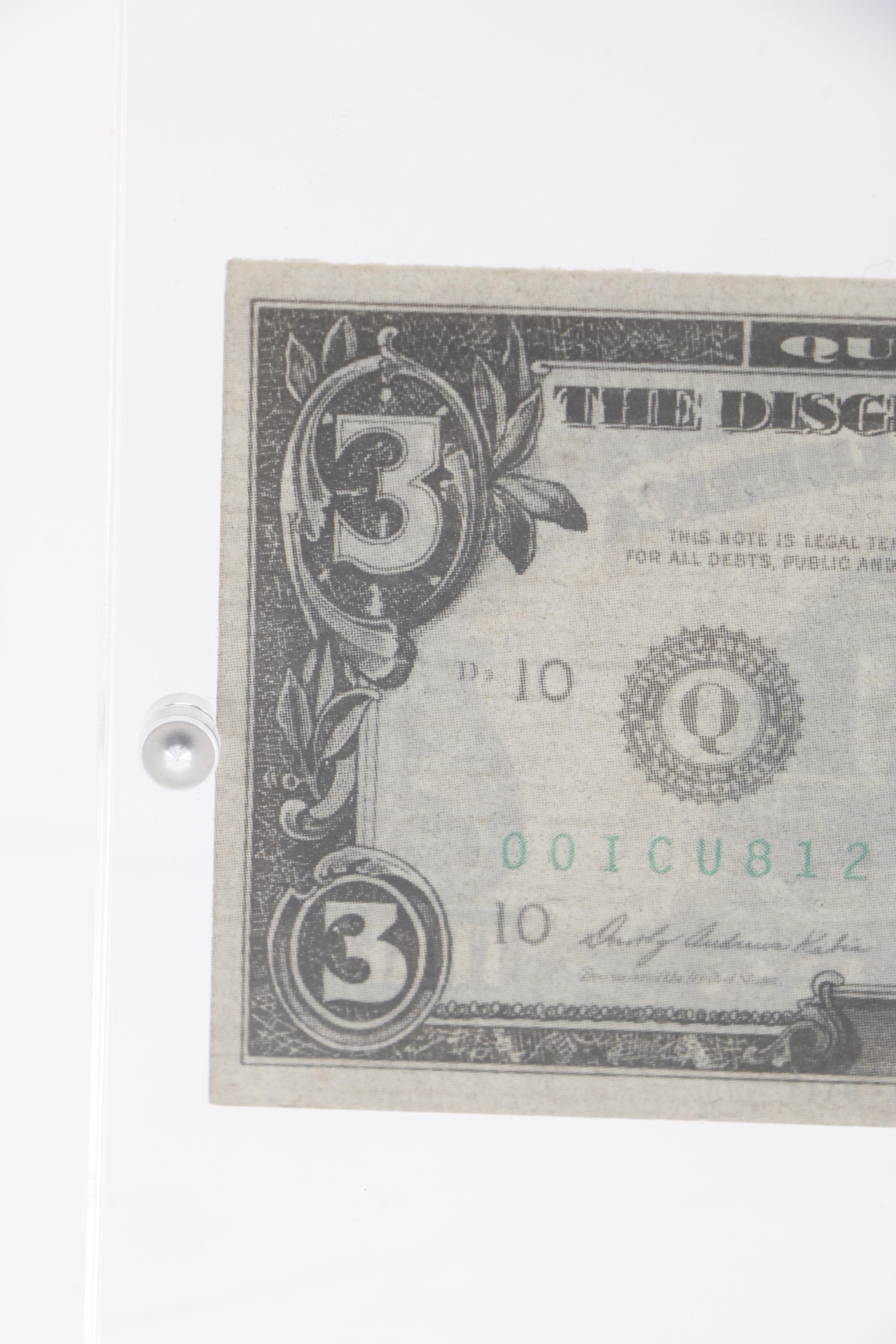 1993 Novelty Bill Clinton $3 Bill