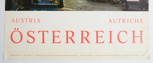 Six Original 1960s and 70s International Travel Posters