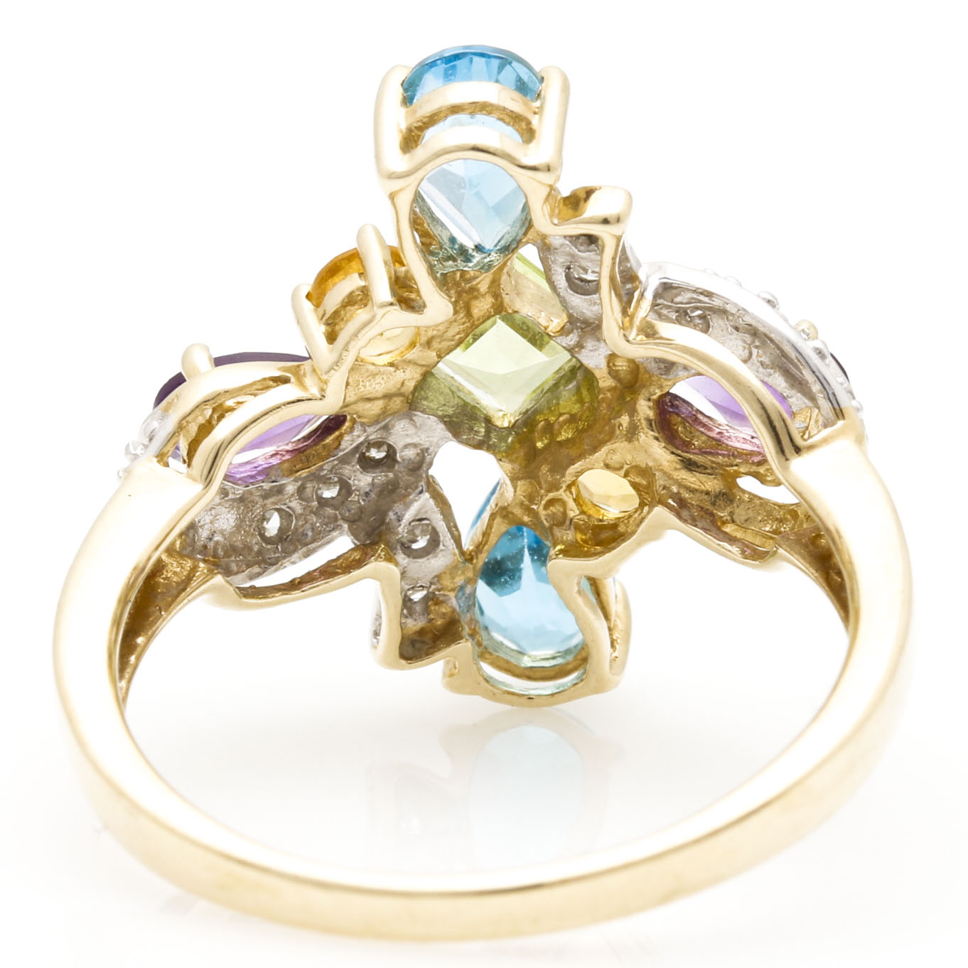 10K Yellow Gold and Gemstone Jewelry Assortment