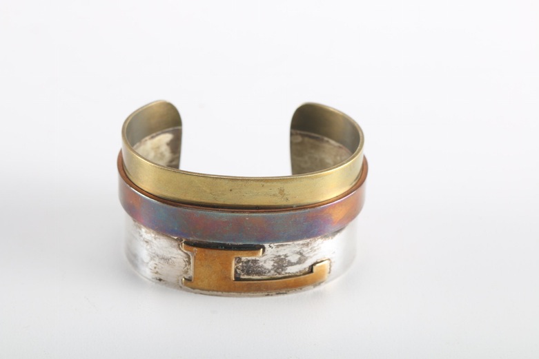 Sterling Collar Necklace and Cuff Bracelet