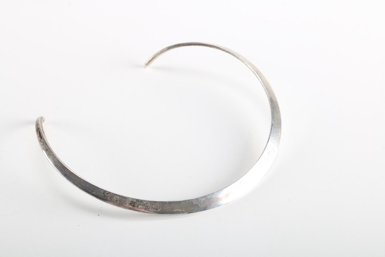 Sterling Collar Necklace and Cuff Bracelet