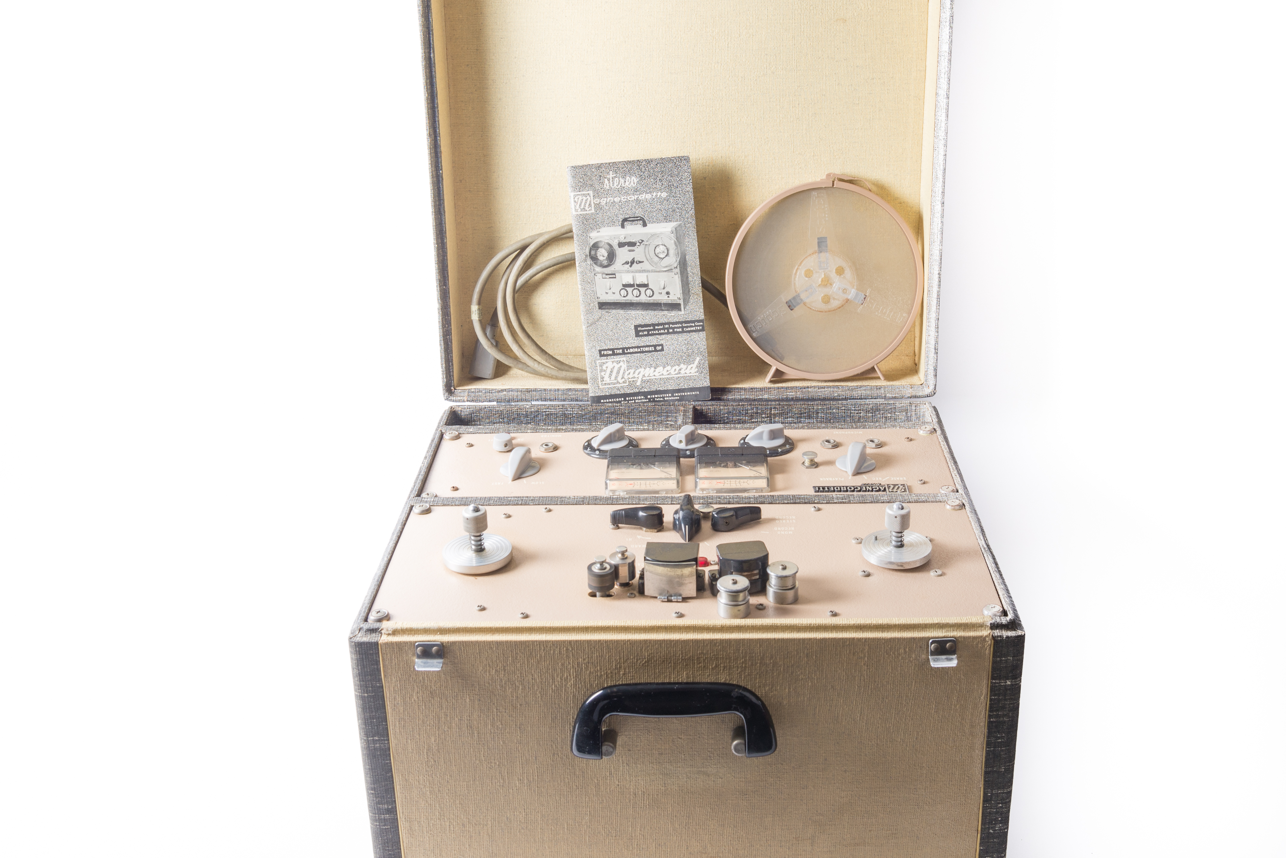 Vintage Magnecordette Reel to Reel Stereo