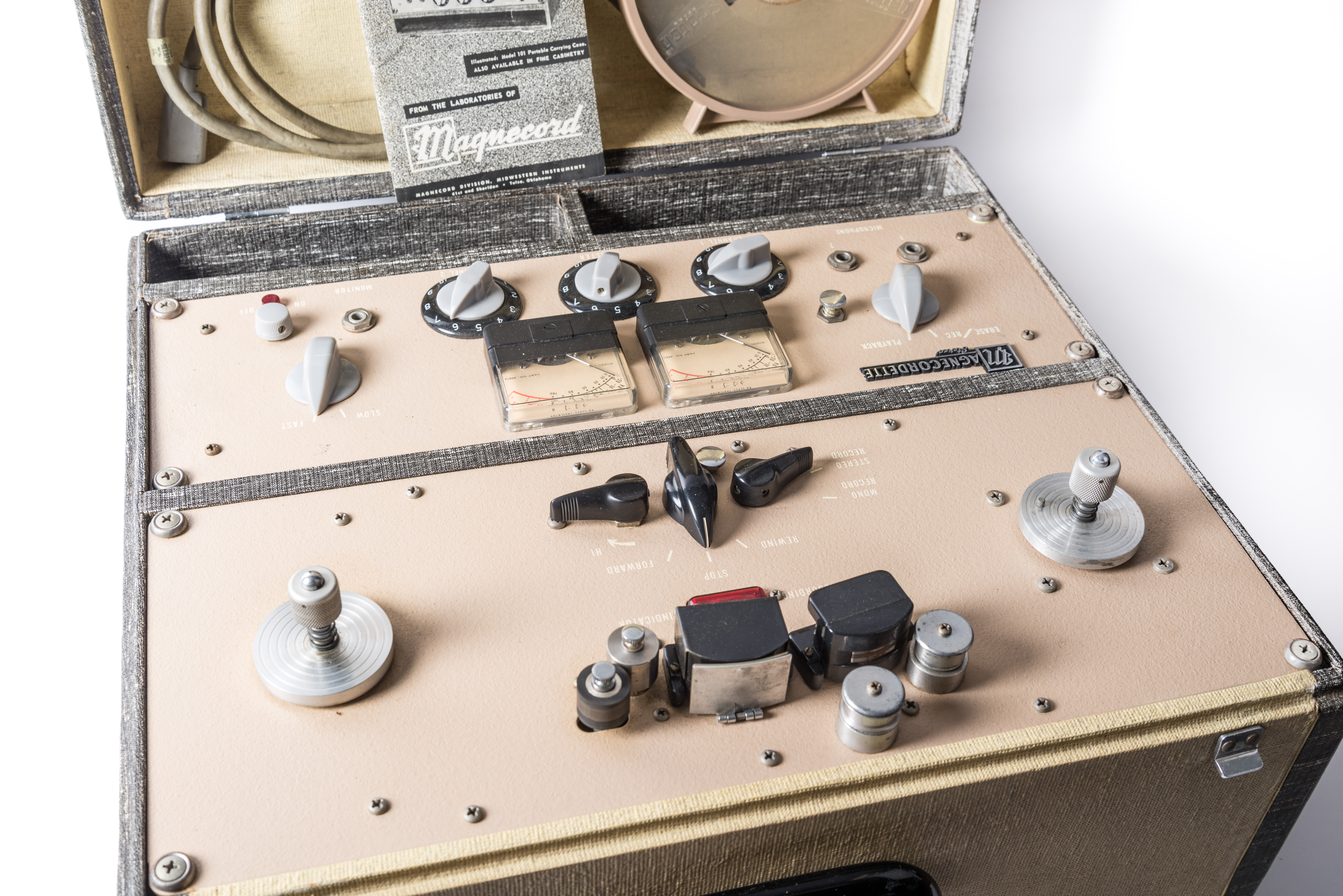 Vintage Magnecordette Reel to Reel Stereo