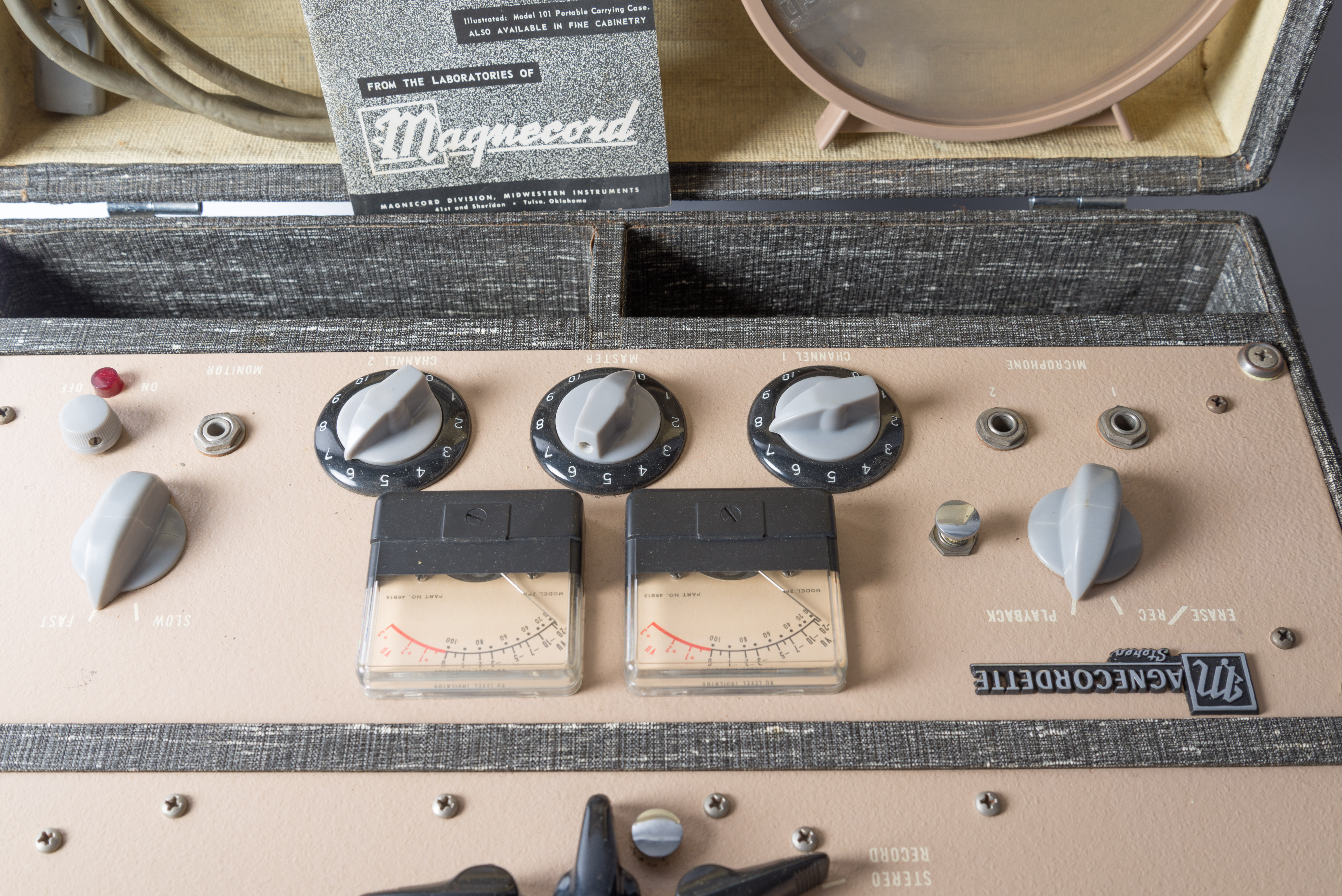 Vintage Magnecordette Reel to Reel Stereo