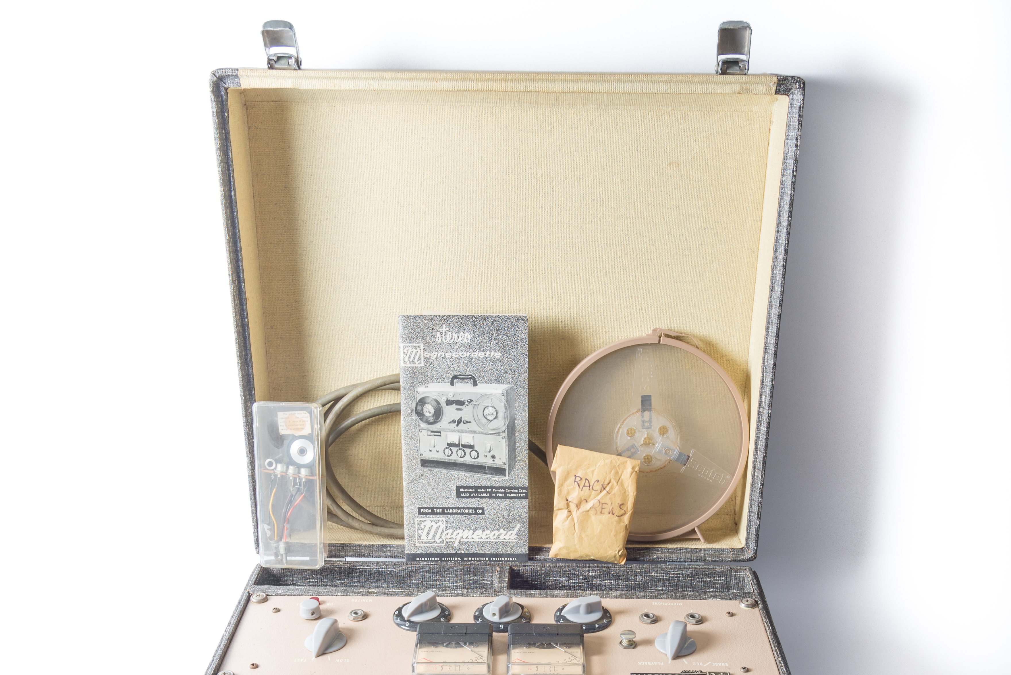 Vintage Magnecordette Reel to Reel Stereo