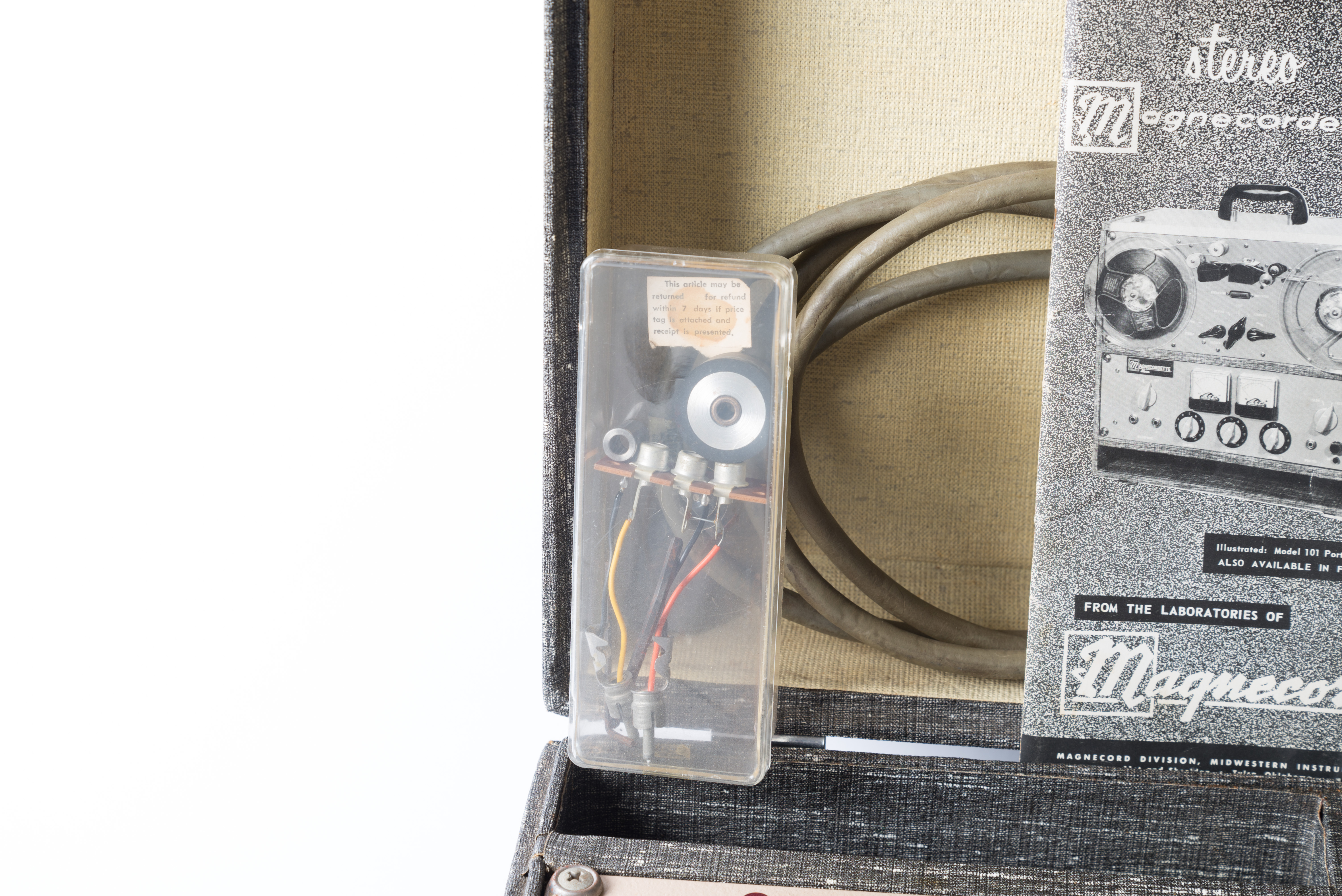 Vintage Magnecordette Reel to Reel Stereo