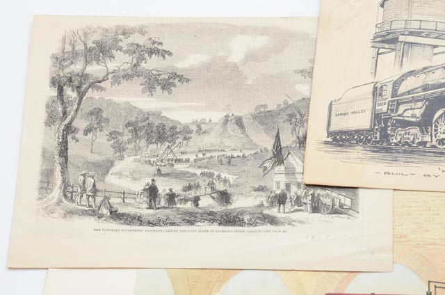 Collection of Train-Related Ephemera