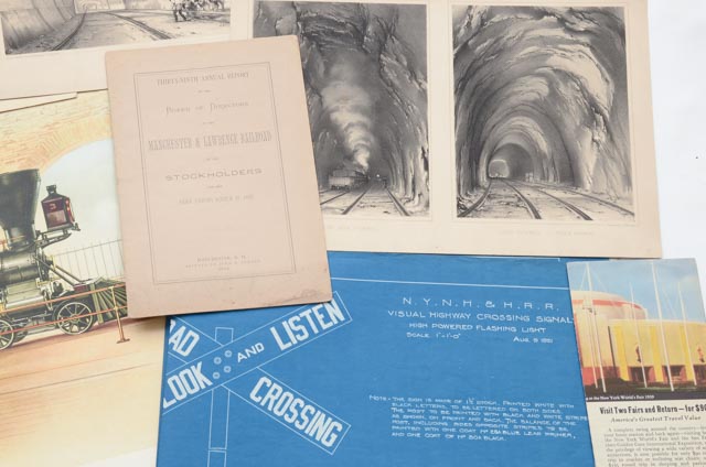 Collection of Train-Related Ephemera