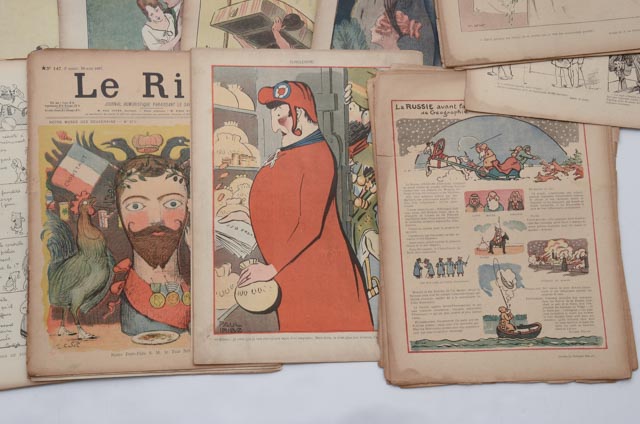 Large Collection of "Le Rire" French Humor Magazines