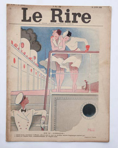 Large Collection of "Le Rire" French Humor Magazines