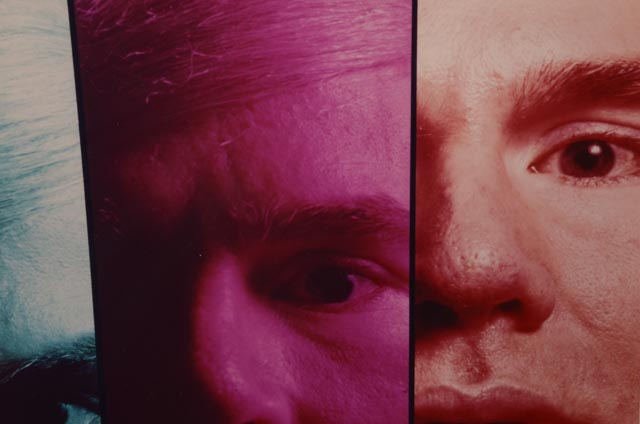 Philippe Halsman Original Chromogenic Color Photograph of Andy Warhol