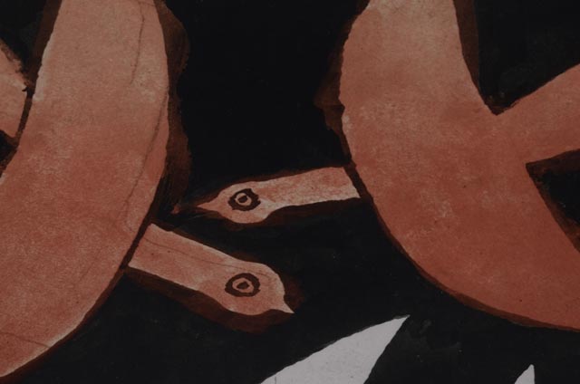 Vintage Georges Braque Offset Lithograph Poster "Three Birds"